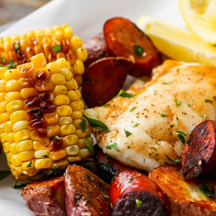 Celebrate Summer with Our Recipe for Roast Halibut and Sweet Corn